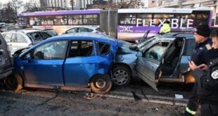 Шофьорът, който причини верижната катастрофата с 9 автомобила в центъра на София, е получил епилептичен припадък