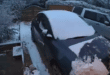 Видеото, което завладя интернет: Одраска новозакупената кола на баща си, докато чисти сняг
