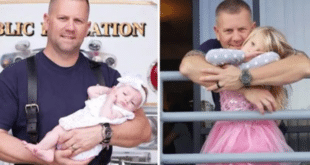 Пожарникар изроди бебче, без да подозира и най-малко, че това е негова дъщеря