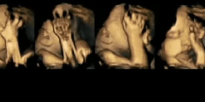 Вижте как реагира бебе, когато бременна жена запали цигара: Тревожно видео как бебето се бори за въздуха!