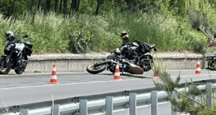 Моторист се удари в стена на пътя за Банско
