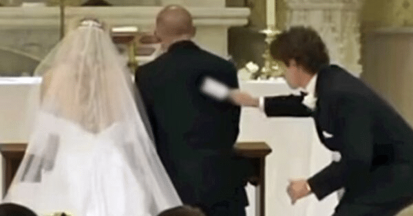 Видеото от една сватба е абсолютен хит, това което направи кумът ще ви разсмее до сълзи