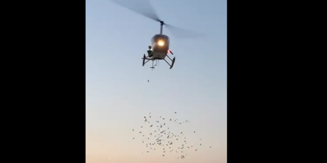 Хеликоптерът от плаж „Градина” хвърлял хартии с лика на бивш управляващ
